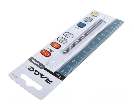 Сверло по металлу Rage (4.5х80х47 мм) Vira 552075 – изображение 5