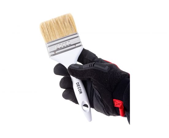 Кисть DECOR STANDARD универсальная 75х15 мм, светлая смешанная щетина, пласт. ручка 700-075 – изображение 6