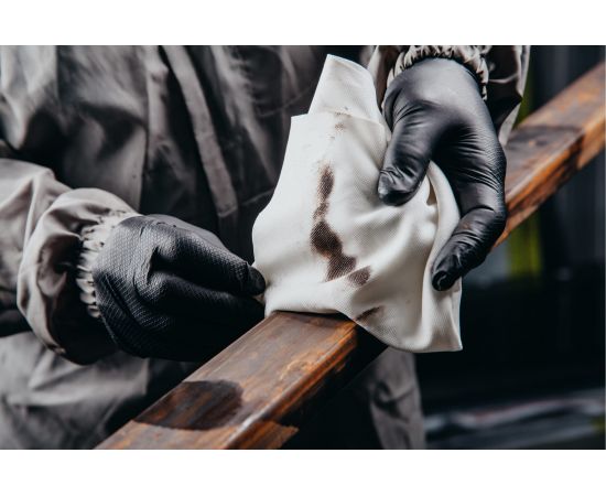 Нескользящие одноразовые нитриловые перчатки Jeta Safety JSN NATRIX, оранжевые, размер XXL, JSN 50 NATRIXOR11/XXL – изображение 7