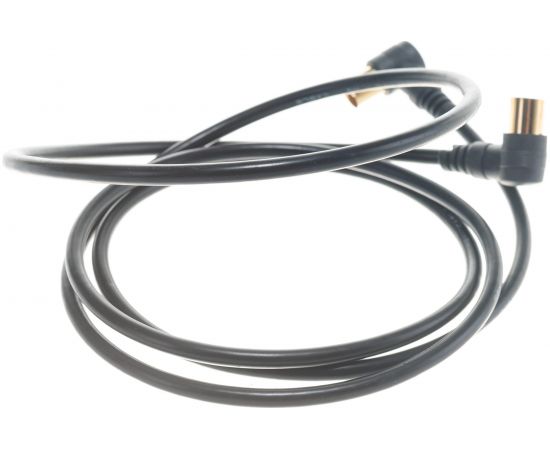 Шнур REXANT ТВ гнездо - ТВ штекер, угловой, длина 1,5 метра, черный 18-0012 – изображение 8