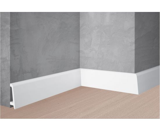 Напольный ударопрочный плинтус Stenopol 58х18х2000 мм C7231 