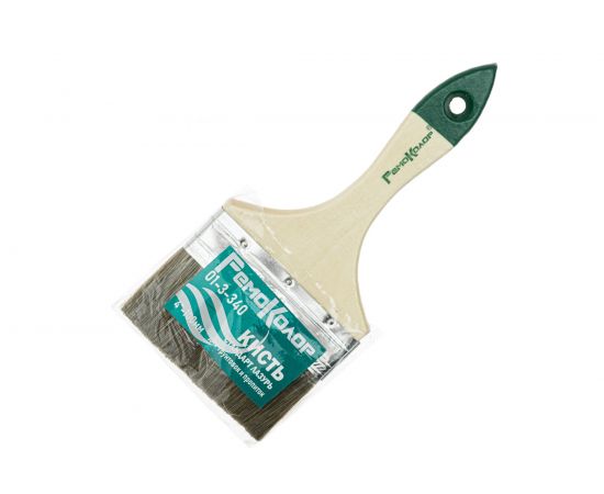 Плоская кисть РемоКолор Стандарт Лазурь, 4-100 мм, 01-3-340 