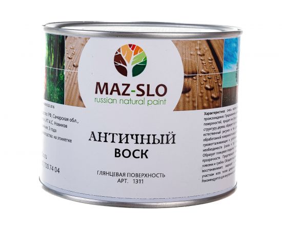 Античный воск MAZ-SLO бесцветное 0.5 л 8067074 
