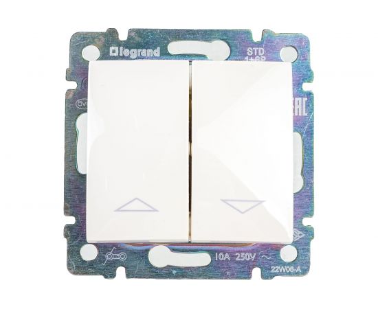 Кнопка для управления рольставнями Legrand СЛНК VLN 774314 