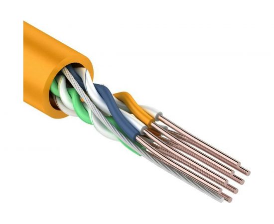 Кабель REXANT витая пара, UTP, 4PR, 24AWG, CAT5e, нгА-HF, LSZH, бухта 305м 01-0049 