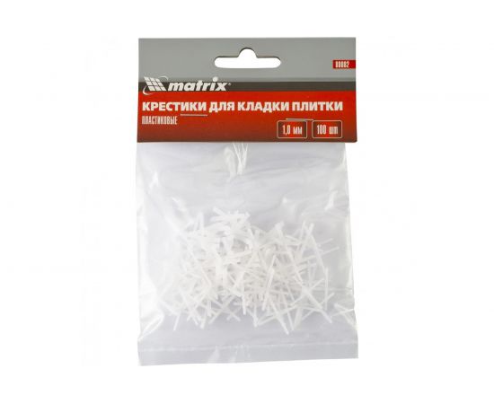 Крестики (100 шт; 1 мм) для кладки плитки MATRIX 88082 
