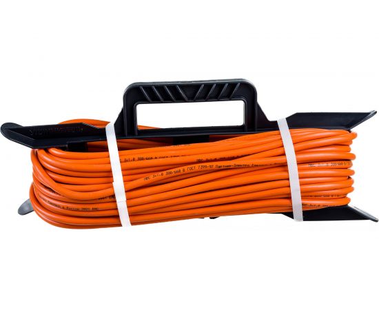 Удлинитель шнур Партнер-Электро GardenLine на рамке с/з ПВС 3х1 16A 30м IP 44 US205С-130OR 