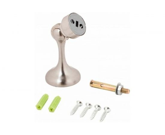 Магнитный ограничитель Стандарт 102 SN (европакет; прямой; матовый никель) 12588 