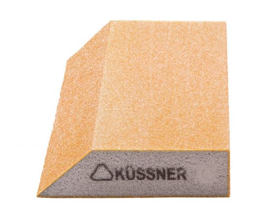 Шлифовальный брусок KUSSNER Р120, трапеция Soft, 125x90x25 мм 1000-250120 
