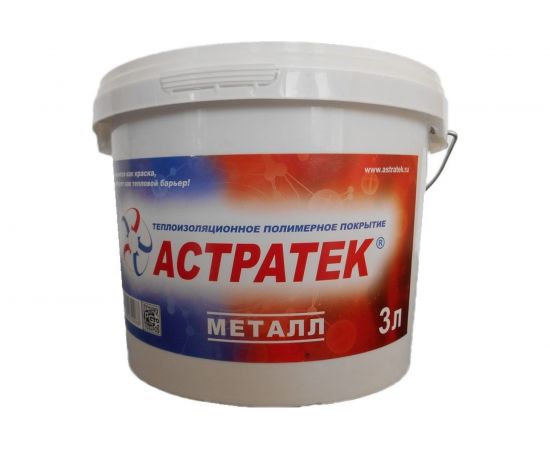 Жидкая теплоизоляция Астратек ТПП Металл 3л 4620002840068 