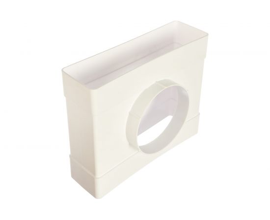 Соединитель Т-образный плоских воздуховодов 60х204 мм с выходом на фланцевый воздухораспределитель 100 мм ERA 620ТФ10П 