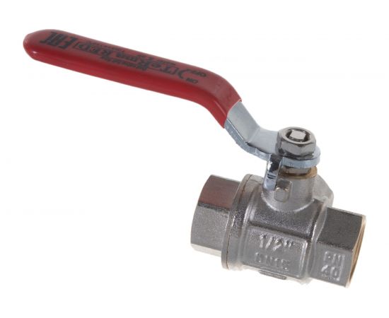 Шаровый кран Terma RED 1/2 Т-образный, трехходовой, ручка 31058 26158 