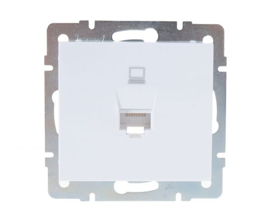 Компьютерная розетка LEZARD RAIN белая 703-0288-139 