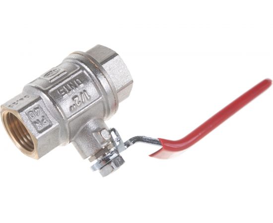 Шаровый кран Terma RED 1/2 Т-образный, трехходовой, ручка 31058 26158 – изображение 2