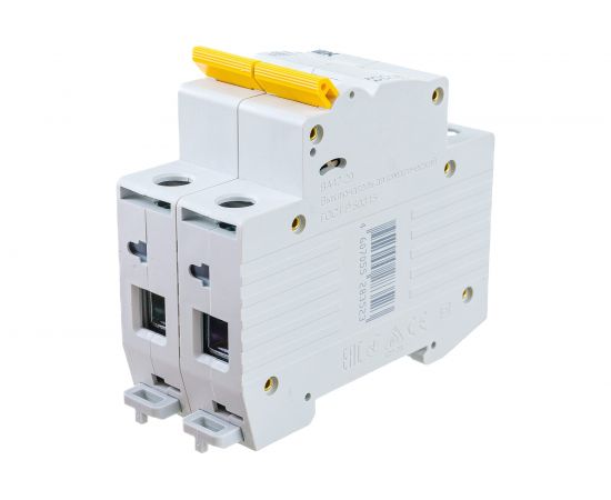 Автоматический выключатель IEK ВА47-29 2Р 16А 4,5кА х-ка В MVA20-2-016-B – изображение 2