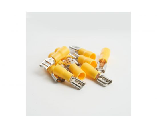 Изолированный плоский наконечник мама STEKKER РпИм 6-250, LD402-60250 DIY упаковка 10 шт 39367 – изображение 2