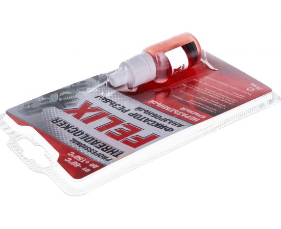 Фиксатор резьбы FELIX (красный; неразъемный; 6 мл) 411040115 – изображение 2