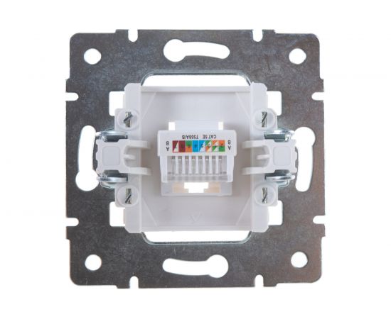 Компьютерная розетка LEZARD RAIN белая 703-0288-139 – изображение 2