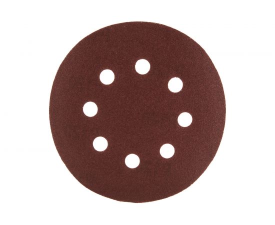 Круг шлифовальный на липкой основе (25 шт; 125 мм; Р120) ПРАКТИКА 034-182 – изображение 2
