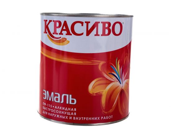 Эмаль Красиво ПФ-115 зеленая, банка 2,7 кг 4690417011308 – изображение 2