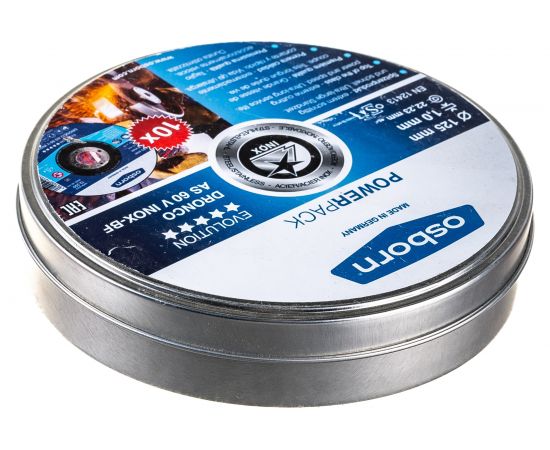 Диск отрезной по металлу Evolution AS 60 V BOX-10 (10 шт в жестяной коробке; 125x1x22.23 мм) DRONCO 6900985100 – изображение 2