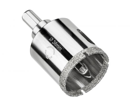 Коронка алмазная по керамограниту и керамике с центрирующим сверлом 38 мм Diamond Industrial DIDCSC038 – изображение 2