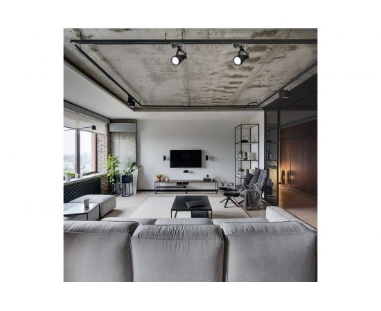 Трековый однофазный светильник на шинопровод FERON GU10, AL191, 50W, 230V, черный 41592 – изображение 3