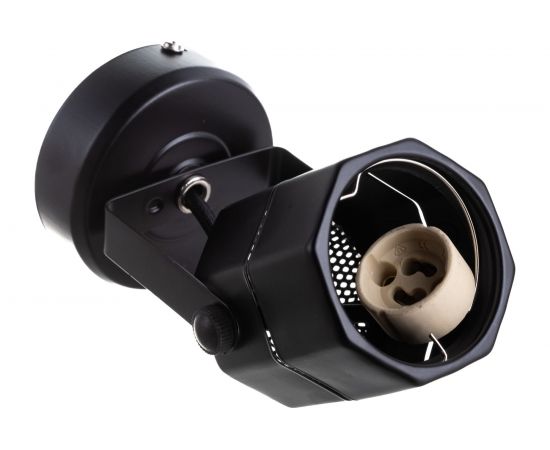 Накладной поворотный светильник ЭРА OL2, GU10, BK, черный Б0044260 – изображение 4