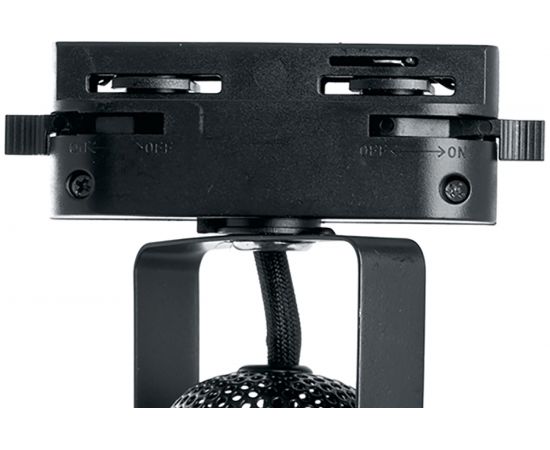 Трековый однофазный светильник на шинопровод FERON GU10, AL191, 50W, 230V, черный 41592 – изображение 4