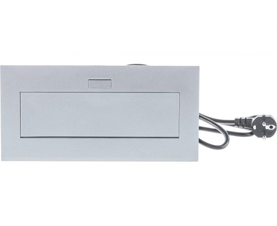 Полуавтоматический блок розеток Mebax, MX-226 3 секции Серебро 212х60мм 00-00000223 – изображение 6