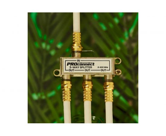 Делитель ТВ PROconnect на 3 выхода F разъём 5-900 МГц 05-6032 – изображение 6