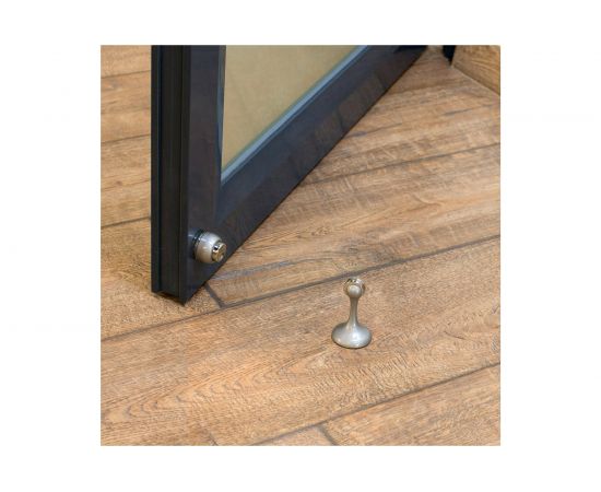 Магнитный ограничитель Стандарт 102 SN (европакет; прямой; матовый никель) 12588 – изображение 6