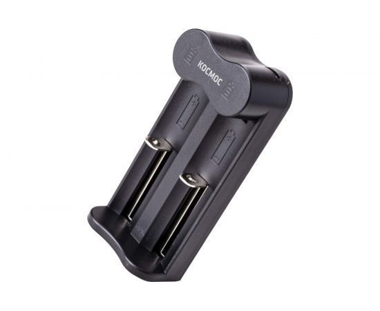 Зарядное устройство КОСМОС 1-2 16340, 17335, 18490, 18650, 20700 питание от USB шнура KOC701USB 