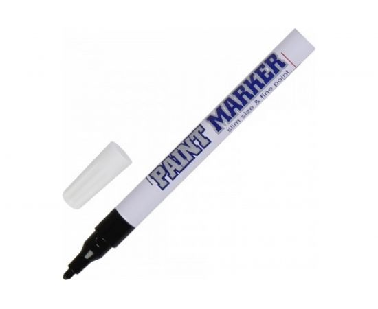Маркер-краска MunHwa PAINT MARKER SLIM, черная 2 мм SPM01 12/576/28800 Б0048235 