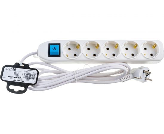 Сетевой удлинитель Electraline с выключателем, с заземлением и с защитой от детей 3м 62016 