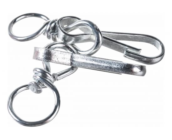 Карабин с вертлюгом Партнер тип А, 30 мм, оцинкованный, 2 шт 827246 