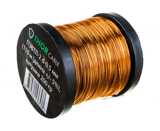 Обмоточный эмалированный провод Торкабель ПЭВТЛ-2 d-0.5 мм 0749524536533 