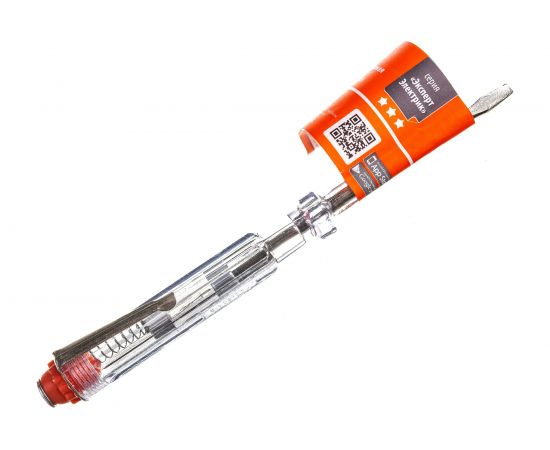 Отвертка-пробник индикатор TDM ЭкспертЭлектрик 135 мм 100-500В SQ1015-0001 