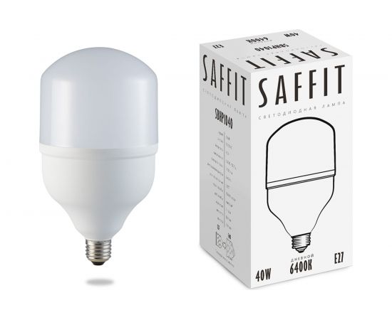 Светодиодная лампа SAFFIT SBHP1040 40W 230V E27 6400K 55093 