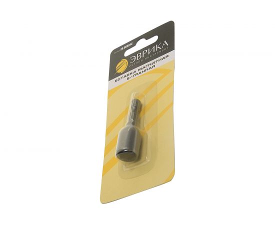 Головка-вставка магнитная 6-гранная (9 мм; 45 мм; 1/4"") для шуруповерта ЭВРИКА ER-90504C 