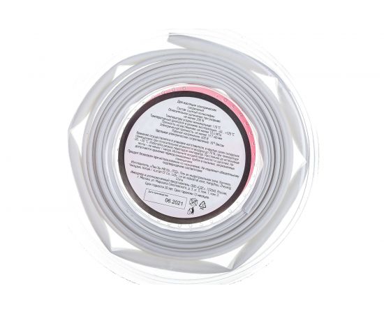 Термоусаживаемая трубка REXANT 6,0/3,0 мм белая, ролик 2,44 м 29-0031 – изображение 2