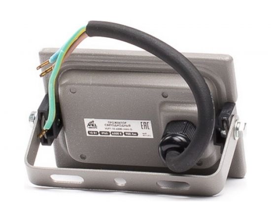 Прожектор VKL electric LED 10W VLF7-10-6500-mini-G 6500К 900Лм 220V IP65 серый 1015373 – изображение 2