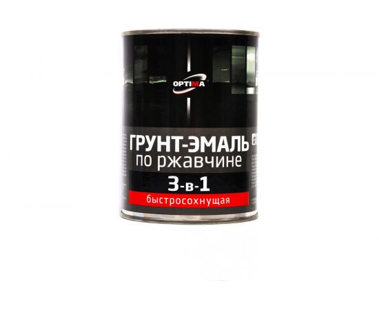Быстросохнущая грунт-эмаль OPTIMA 3 в 1 0,8кг синяя 11598019 – изображение 2