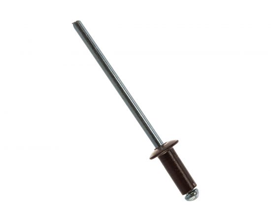 Заклепка тяговая Al-сталь (30 шт; 3.2х8 мм; коричневая) ЕВРОПАРТНЕР 4 2413 1 – изображение 2