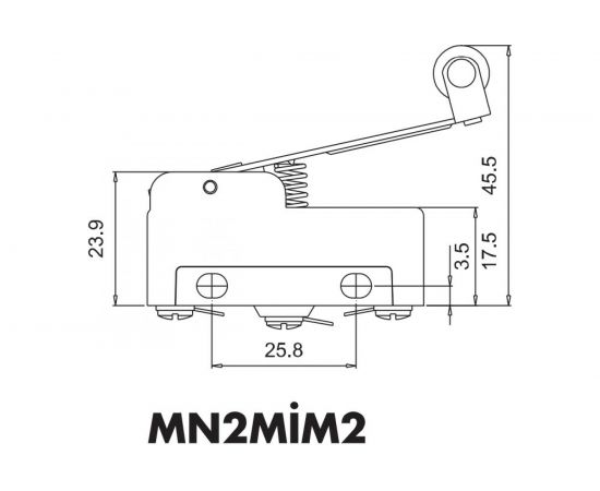 Мини-выключатель Emas 440В, 10А. MN2MIM2 – изображение 2