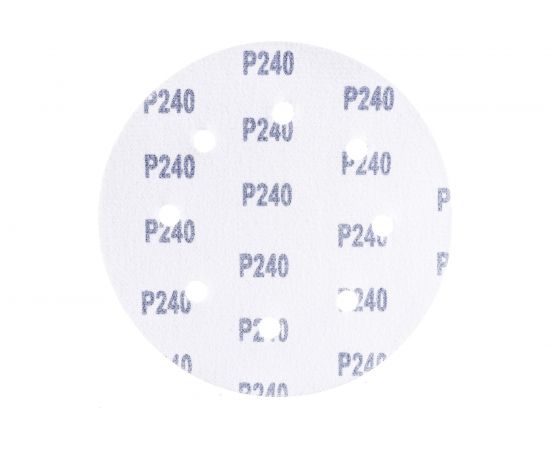 Круг шлифовальный (5 шт; 180 мм; P240; 8 отверстий) АЯ-ТЕХ 4673729815093 – изображение 2