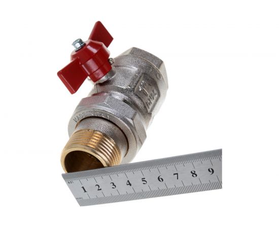 Шаровой кран ITAP IDEAL с накидной гайкой, полнопроходной, бабочка, 1 098 – изображение 2