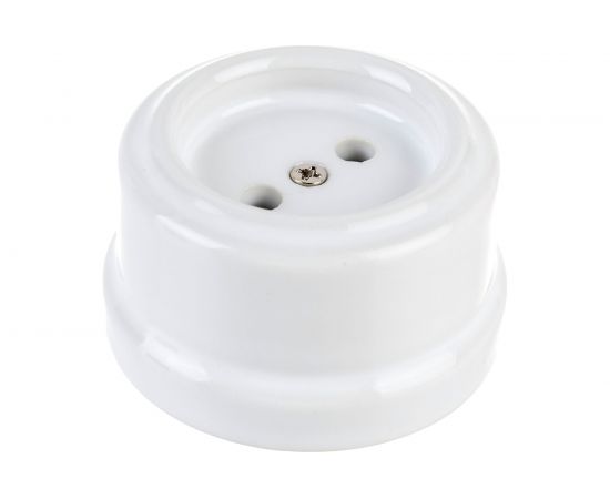 Розетка TDM фарфоровая 2П 10А 250В белая «Болонь» SQ1820-0004 – изображение 2