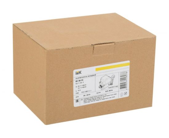 Концевой выключатель IEK КУ-701 У1, рычаг с роликом, 10А, IP44, 2 эл. цепи KV-1-701-1 – изображение 2