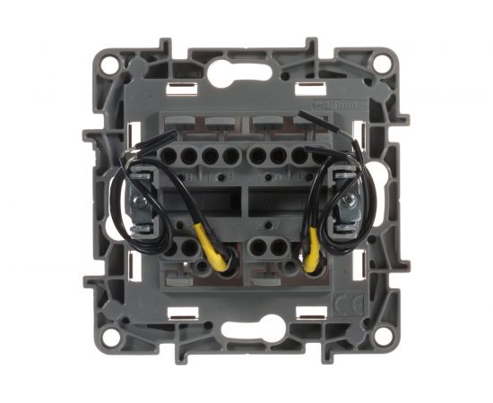 2-клавишный переключатель с подсветкой Legrand ETIKA слоновая кость 672316 – изображение 2